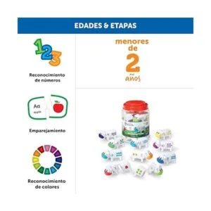 Learning Resources SnapnLearn Juego de juguetes para_5