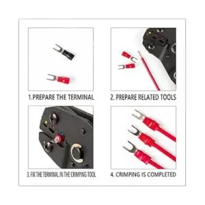Teansic 200 piezas de 2216 AWG 8 Conector de cable de_6