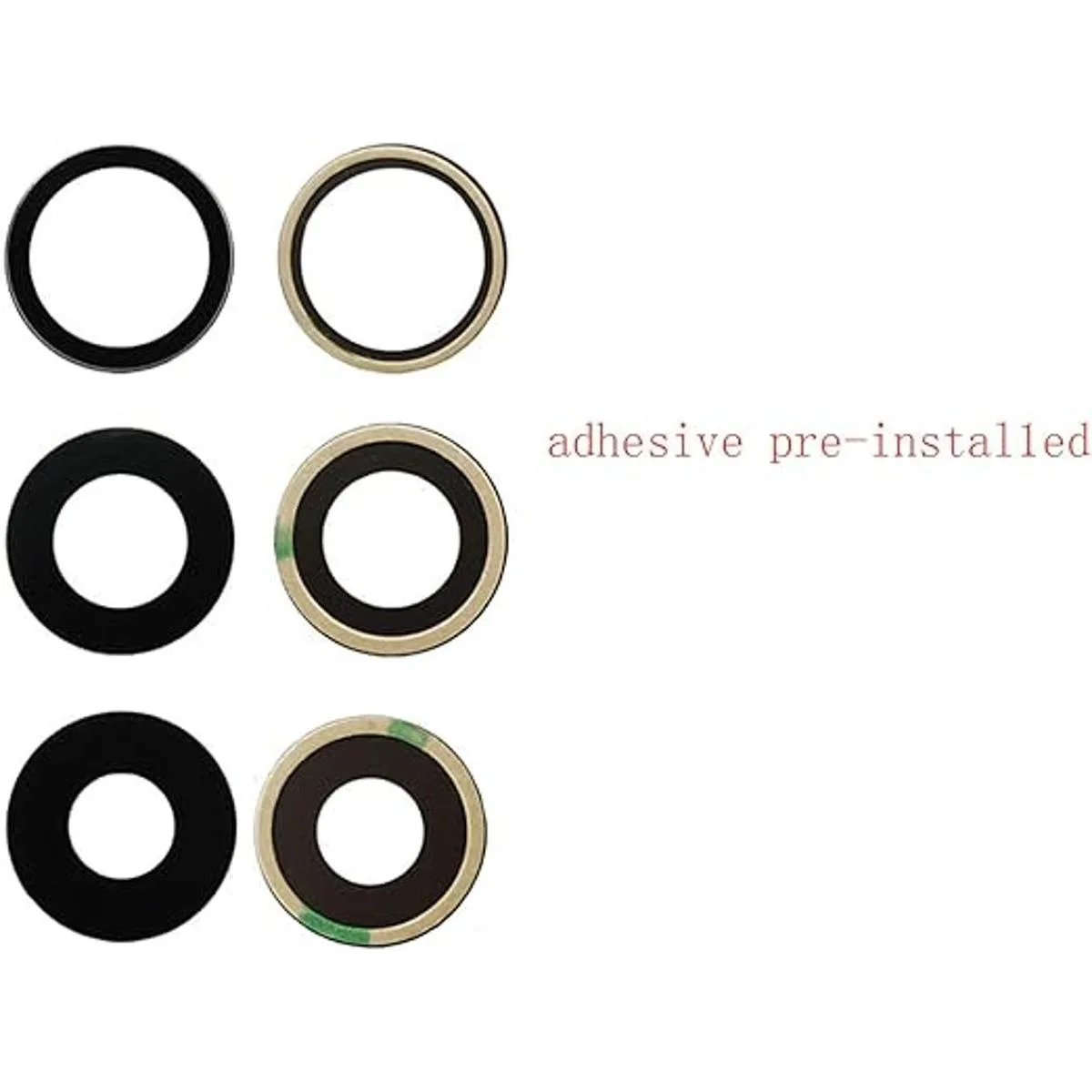 3 piezas originales de repuesto de lente de cristal para_2