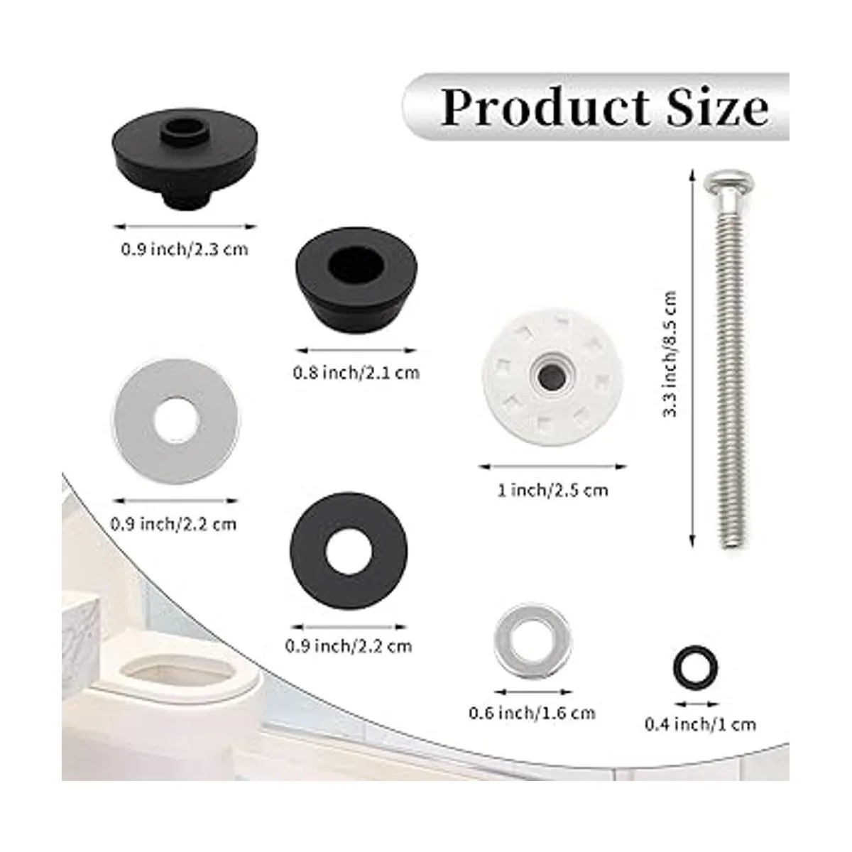 Juego de 2 tornillos universales para bisagras de asiento_3