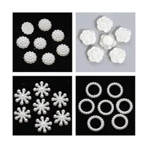 Dijes de arte de uñas con forma de corazón mixto diseño_3