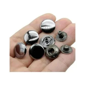 Kit de 12 juegos de cierres a presión de cuero resistente_5