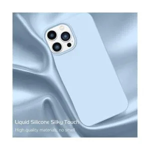 DOMAVER Funda para iPhone 14 Pro Max funda de silicona_5