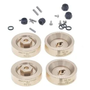 CODA RACING 4 unids 0.37 oz latón rueda pesos adaptador_3