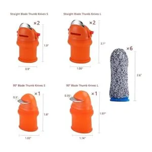 ETING 12 cuchillos de silicona para jardinería para_4