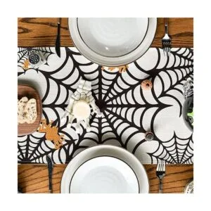 Artoid Mode Camino de mesa de telaraña decoración de mesa_4