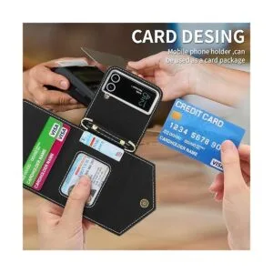 Bolso tipo cartera con cremallera para Samsung Galaxy Z_2