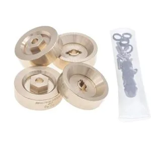 CODA RACING 4 unids 0.37 oz latón rueda pesos adaptador_4