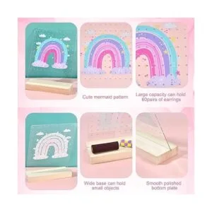 PH PandaHall Soporte para aretes de 120 agujeros soportes_2