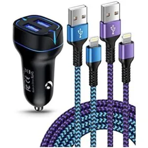 Cargador de coche para teléfono adaptador de encendedor_1