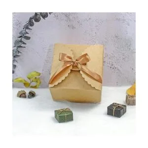 Caja de regalo marrón para regalos paquete de 10 cajas de_3