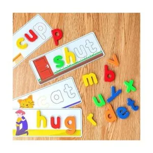 SpringFlower Juguete de letras a juego para ver y_5