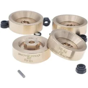 CODA RACING 4 unids 0.37 oz latón rueda pesos adaptador_2