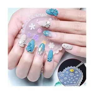 10 piezas de decoración de uñas molde de silicona de_6