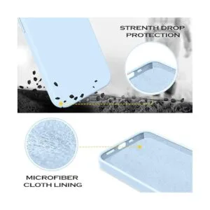 DOMAVER Funda para iPhone 14 Pro Max funda de silicona_4