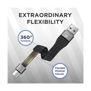 Cable USB C ultra corto Cable de carga rápida USB a USB C_3