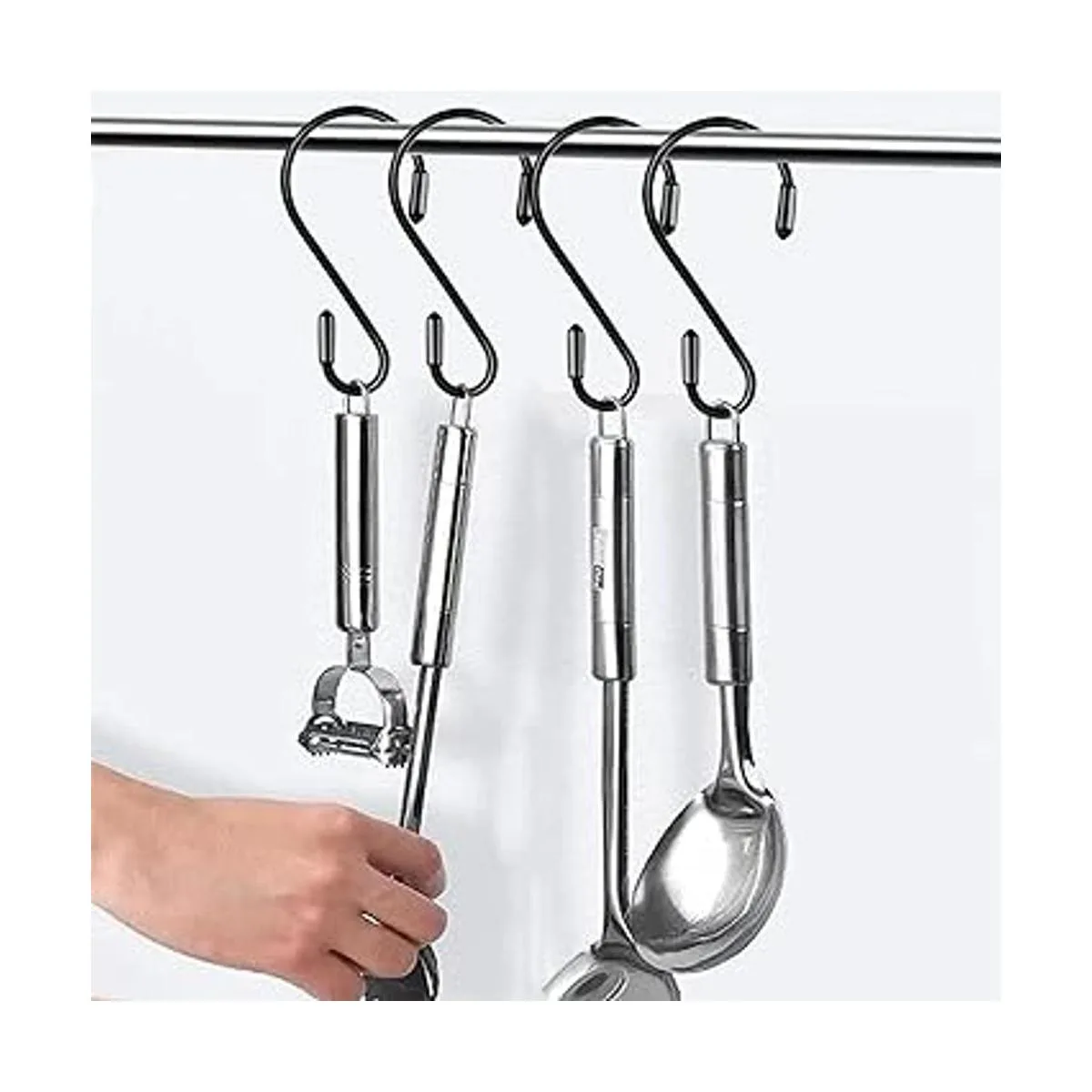 Paquete de 20 ganchos en S de 3.15 pulgadas para colgar_5