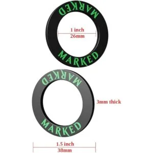 Citadel Black Health Condition Anillos Paquete de 80_3