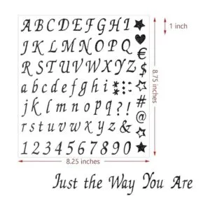 Waynoda 800 piezas de 10 hojas de calcomanías con_2