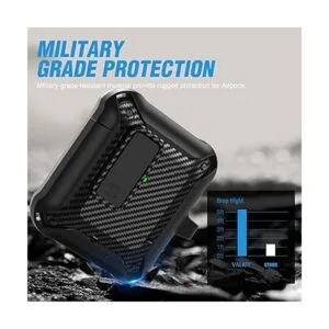 Valkit Funda compatible con Airpods con clip de bloqueo_2