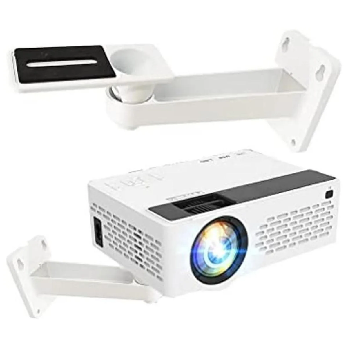 Mini proyector ángulo de montaje en pared ajustable carga_1