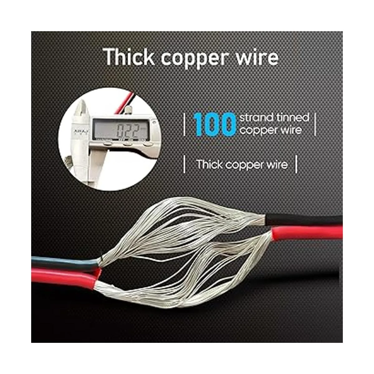 Pixelman Cable RCA a altavoz 14 AWG de 1.2 pies_4