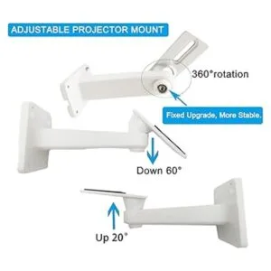 Mini proyector ángulo de montaje en pared ajustable carga_4