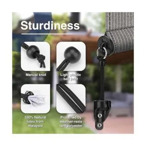IVYSUN Piezas de repuesto universales para sombra amarres_4