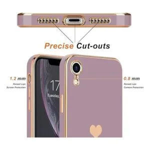 Teageo Funda compatible con iPhone Xr para niñas y_3