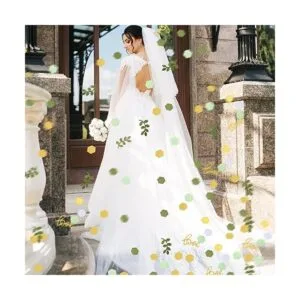 500 piezas de confeti de mesa de boda vegetal fiesta_5