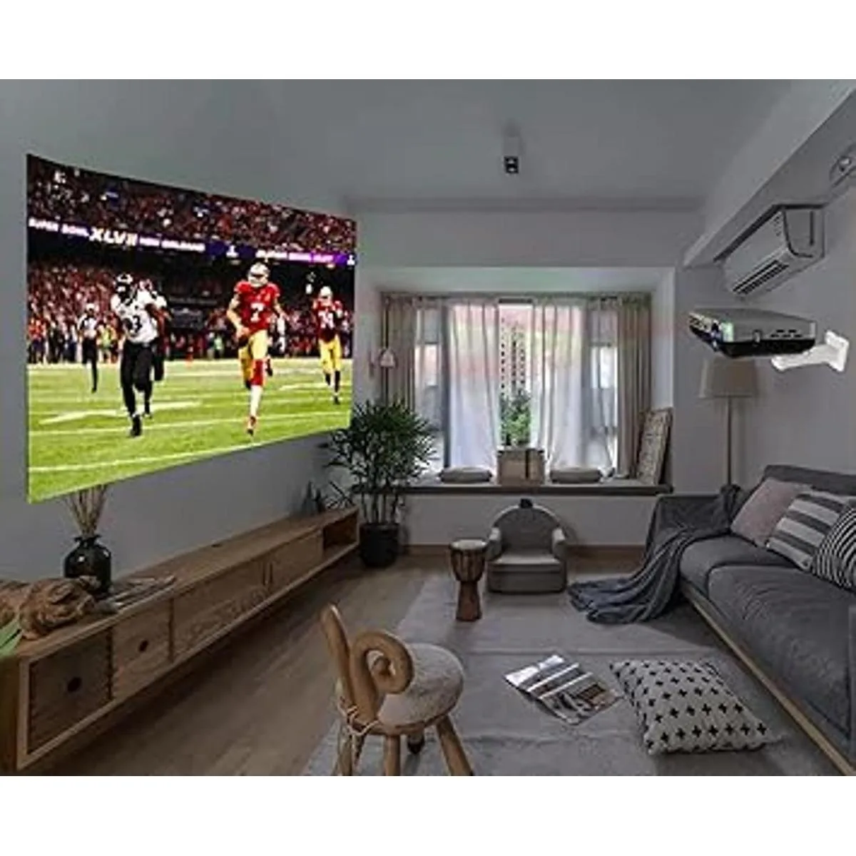 Mini proyector ángulo de montaje en pared ajustable carga_7