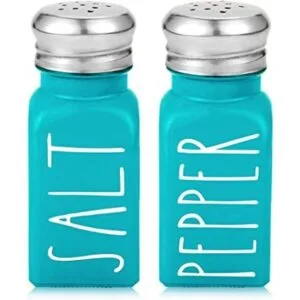 Brighter Barns Juego de saleros y pimenteros de color_1