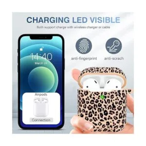 Funda de silicona para Airpods de guepardo funda suave de_4