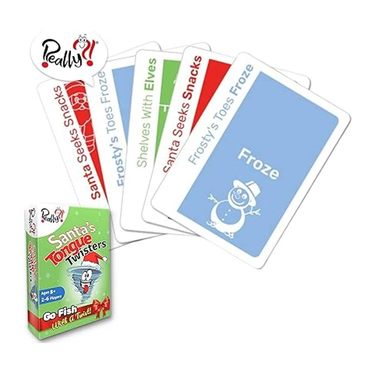 Santas Tongue Twisters Card Game Christmas Games for_7