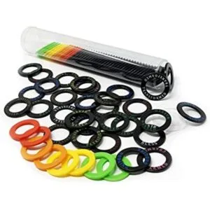 Citadel Black Health Condition Anillos Paquete de 80_1