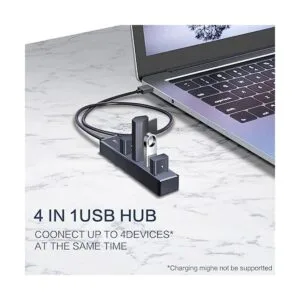 SmartQ H302S Hub USB 3.0 para laptop con cable de 2 pies_2