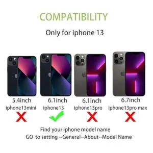 Cavor Funda para iPhone 13 funda para tarjetero 3_2