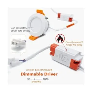 Downlight LED de 2 pulgadas luz de techo regulable_2