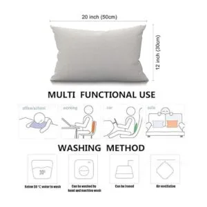 Smooffly Fundas de almohada de granja con estampado de_4