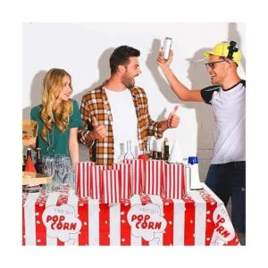 Dianelhall 28 bolsas de rayas rojas y blancas bolsas de_5