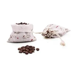 amariver 24 pcs Cute Cat Burlap Bolsa doble bolsa de ropa_3