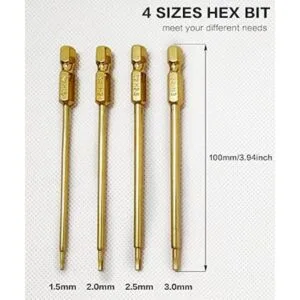 VICRAZZE Juego de brocas hexagonales RC de 1.5 2.0 2.5 y_5