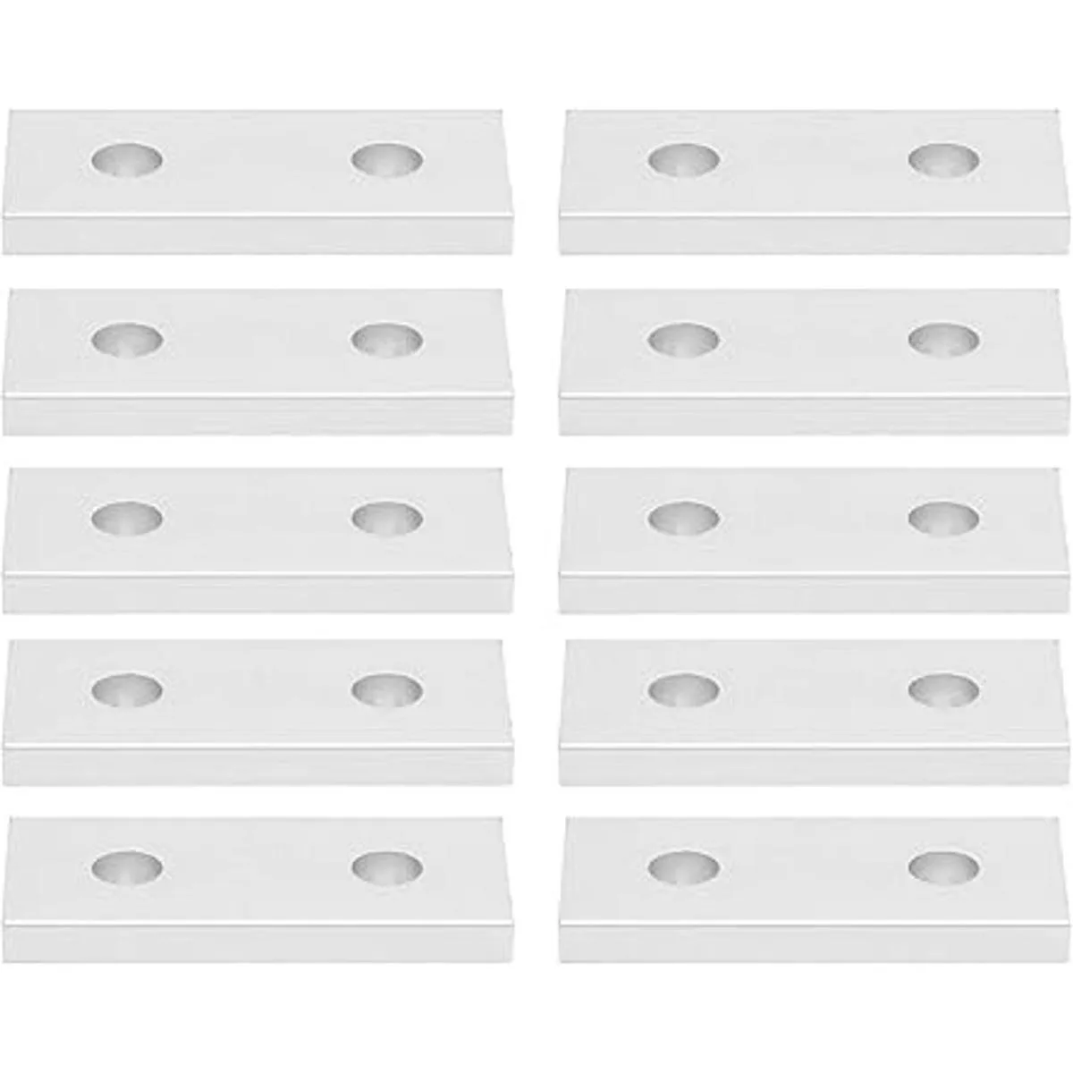 10 unids placa de unión de aluminio plano de conexión de_4