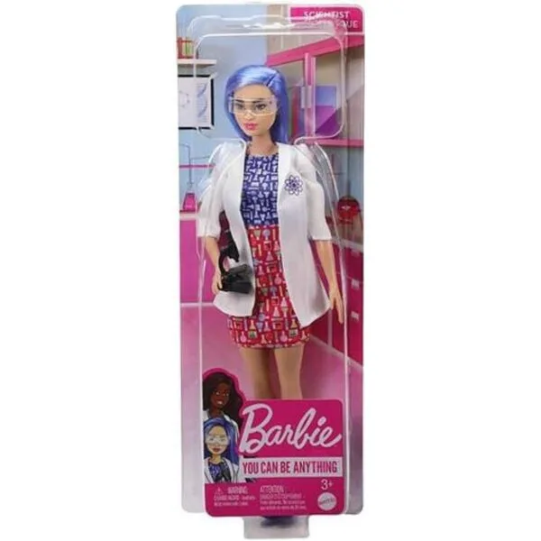 Barbie Muñeca científica 12 pulgadas cabello azul_6