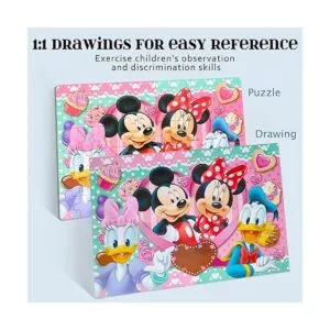 MZZOTOY Rompecabezas para niños de 4 a 8 años en una caja_3