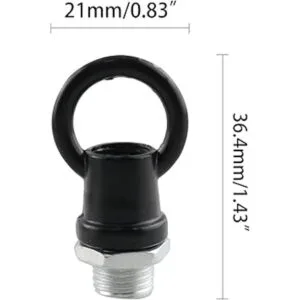 WELWIK 4 piezas de 0.394 in de cadena de metal para_6