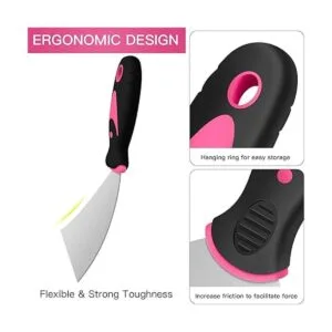 Juego de 4 cuchillos de masilla raspadores de pintura de_5