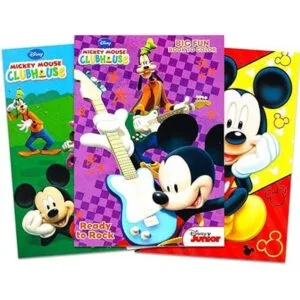 Mickey Mouse Juego de libros para colorear 3 libros 96_2
