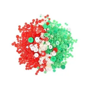 Swpeet 1000 botones de manualidades de Navidad varios_2
