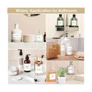 Cludoo 372 etiquetas de lavandería para el baño y el hogar_6